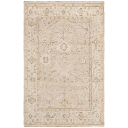 Safavieh 6 x 9 ft. Izmir Rectangle Hand Knotted Rug Gold & Ivory IZM134D-6